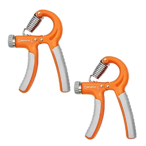 Strengthener Hand Grip 2 Pack 5-60kg Adjustable Strength Trainer Forearm Finger Wrist Exerciser Squeezer Workout Adults Kids