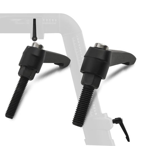 2PCS Exercise Bike Seat an Handle Height bar Adjustment Lever Compatible with Peloton Bike Replacement Parts, Adjustable Alloy L-Handle Accessories