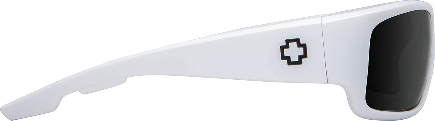 SPY Optic Piper, Rectangular Wrap Sunglasses, Color and Contrast Enhancing Lenses