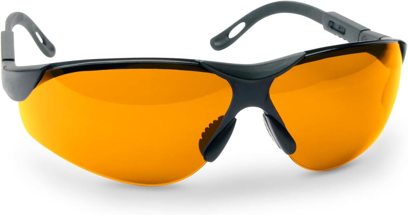 Walker's Elite Sport Shooting Glasses - Impact-Resistant Anti-Fog Non-Slip Adjustable UV Protection Hunting Sports Glasses