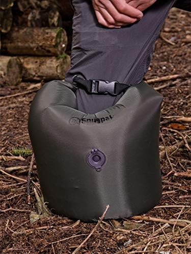 Snugpak Dri-Sak with Air Valve, Waterproof Storage Bag with Roll and Clip Seal, 40 Liter, Olive