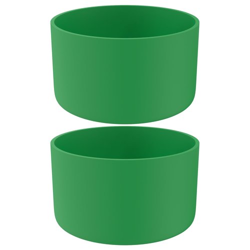 Silicone Bumper Boot for Stanley Quencher H2.0 40 oz 30 oz Tumbler with Handle & Stanley IceFlow 20oz 30oz, Protective Water Bottle Bottom Sleeve Cover, Tumbler Accessories (Green)