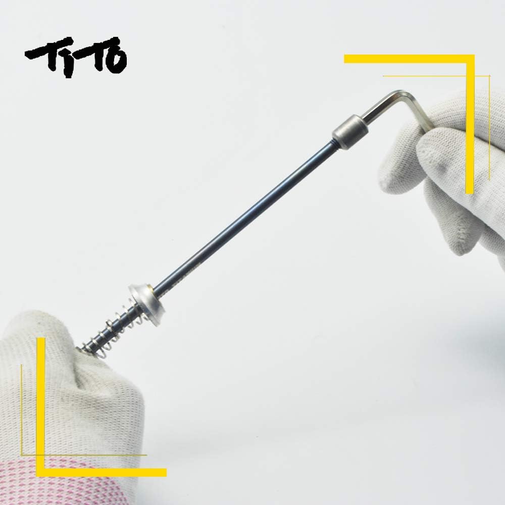 TiTo 1 Pair Lightest Titanium Quick Release for Road Bike MTB Wheels hub Mountain Bicycle