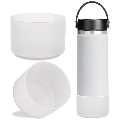 LUCKINEE 2pc Protective Silicone Boot Bumper for Hydro Flask Wide Mouth, Silicone Base Sleeve for Hydro Water Bottle and Other Brand Water Bottle accessories(Boot size: 2.83inch Bottom Diameter)