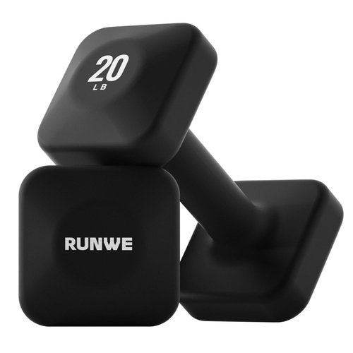 Personalized 20LB Dumbbell Set of 2, 2025 Latest Cast Iron Frosted Hand Weight, 2 In 1 Square Dumbbells and Push Up Bar, Elevate Your Home Gym Aesthetic (Sold in One Pair Not All Sets)