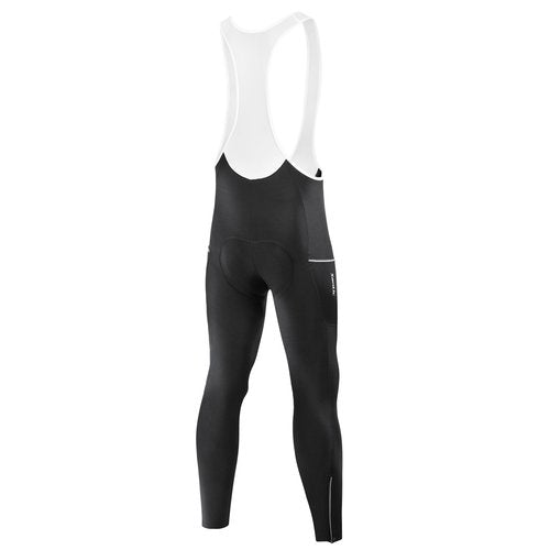 Santic Men's Winter Fleece Pro Cycling Bib Pants 4D Padded Thermal Cold Weather Bike Riding Pants with Pockets