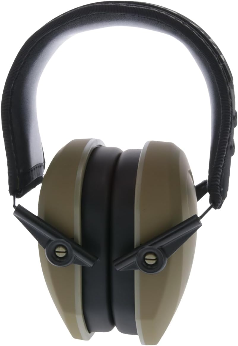 Walker's Razor Compact Electronic Youth/Women's 23dB NRR Noise-Canceling Hearing Protection Muff, 2 AAA Batteries Included