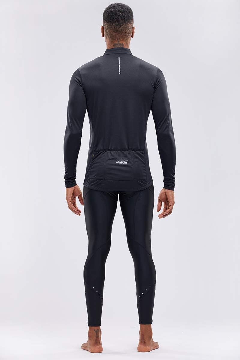 XGC Men's Short/Long Sleeve Cycling Jersey Bike Jerseys Cycle Biking Shirt with Quick Dry Breathable Fabric