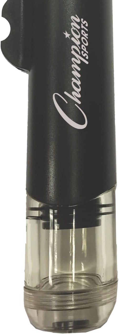 Champion Sports Dual Action Hand Air Pump, Small, Black