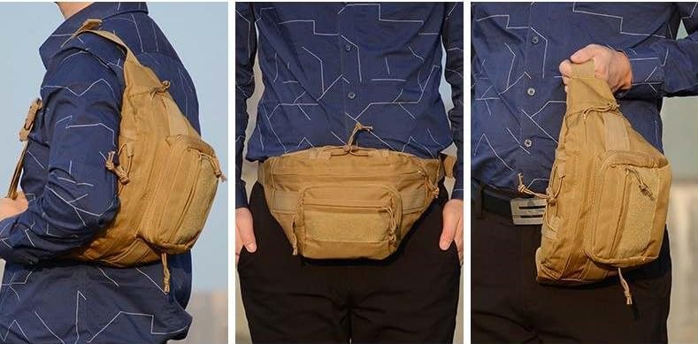 Waist Bag Fanny Pack For Men Travel Pouch For Women Anti Theft Waist Bag Belt Bag Waist Pouch For Travel Workout Running Hiking (Black 1106L)