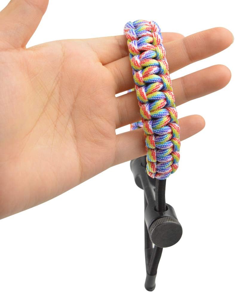 ZSHJGJR Archery Bow Wrist Sling Braided Archery Adjustable Bow Strap Wrist Sling For Compound Bow Hunting Shooting