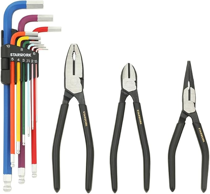 TRUE MECHANIC 305-Piece Mechanics Tool Set, 120T, 2-IN-1 Reversible Ratcheting Wrench, Professional Metric Set
