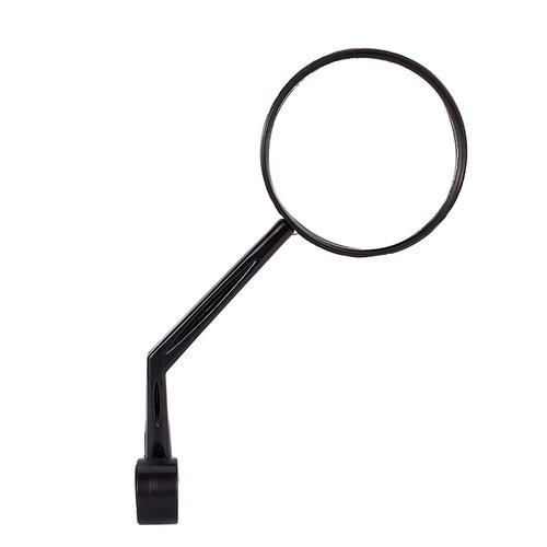 Black Adjustable Rear View Mirror Handlebar Riding Safety Wide View Convex Mirror for Motorcycle,Bicycles and Spare Parts