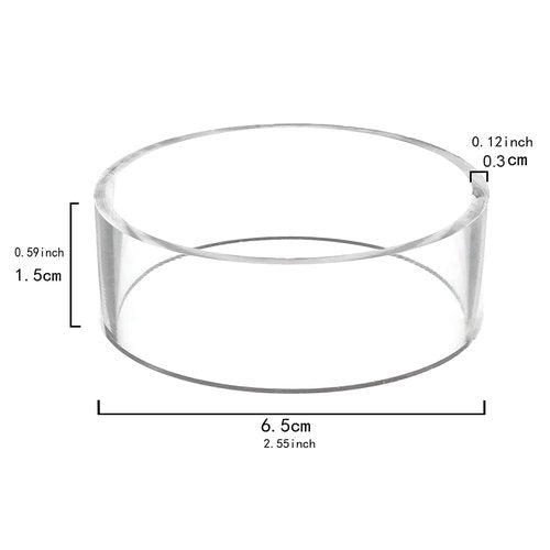 Pxiryanlow Transparent Acrylic Display Stand Clear Holder Plastic Round Display Stands for Golf Ball Baseball Softball Tennis Football Ball Storage Holder Rack Memorabilia Display and Storage