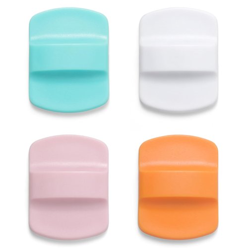 Magnetic Slider for YETI Lid,Compatible with YETI Rambler 8 oz,10 oz,14 oz,16 oz,20 oz,24 oz,30 oz Lids(Seafoam, White, Pink, Orange) 4 Pack