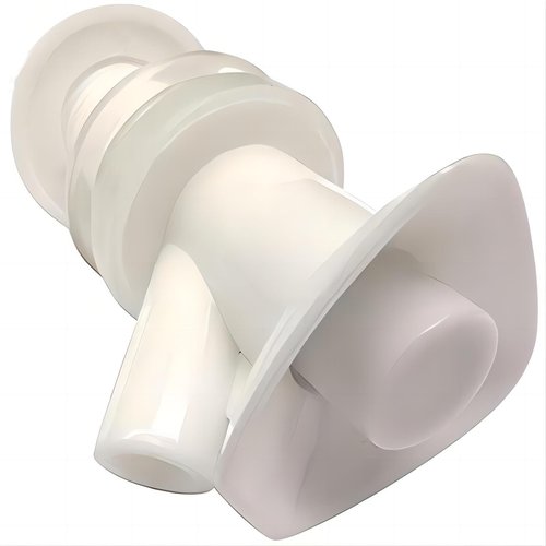 Upgrade Your Water Cooler with The Mountain Spigot Replacement Kit - Fits Rubbermaid and Gott Coolers, Push-Button Style 1PCS (White 1 PCS)