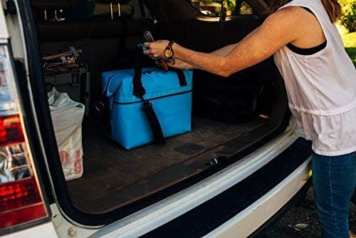 Bison Coolers Softpak Series, Made in USA, Soft Cooler Bag Insulated Leak Proof for Beach, Travel, Camping, Picnic, Car, Trips, 24+ Hour Ice Retention