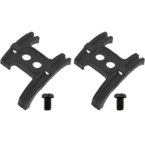 BOKWORE 2 PCS Bike Bottom Bracket Cable Guide YF007-3 Bike Anti Friction Bottom Bracket Tube with Screws for Mountain and Road Bikes Black