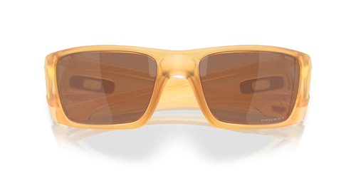 Oakley Men's OO9096 Fuel Cell Rectangular Sunglasses, Matte Transparent Light Curry/Prizm Tungsten, 60 mm