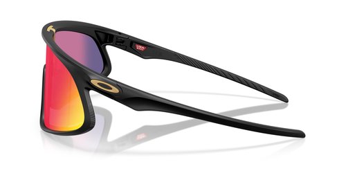 Oakley OO9484D RSLV Rectangular Sunglasses, Matte Black/Prizm Road, 49 mm