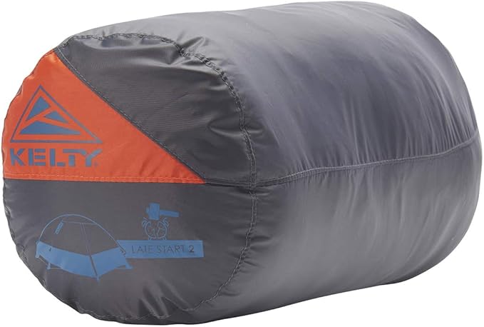Kelty Late Start 2P - Lightweight Backpacking Tent with Quickcorners, Aluminum Pole Frame, Waterproof Polyester Fly, 2 Person Capacity