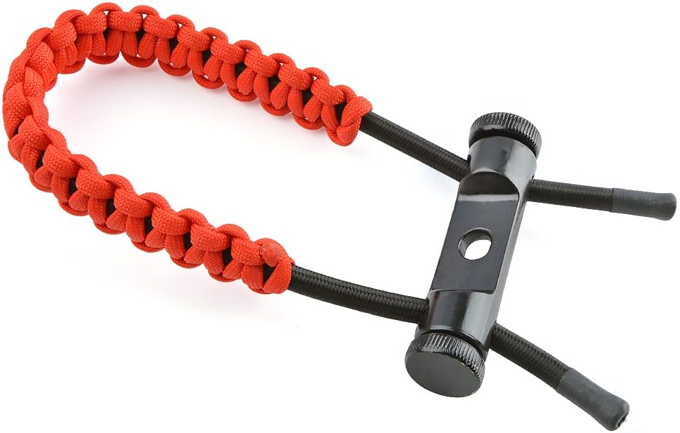 ZSHJGJR Archery Bow Wrist Sling Braided Archery Adjustable Bow Strap Wrist Sling For Compound Bow Hunting Shooting