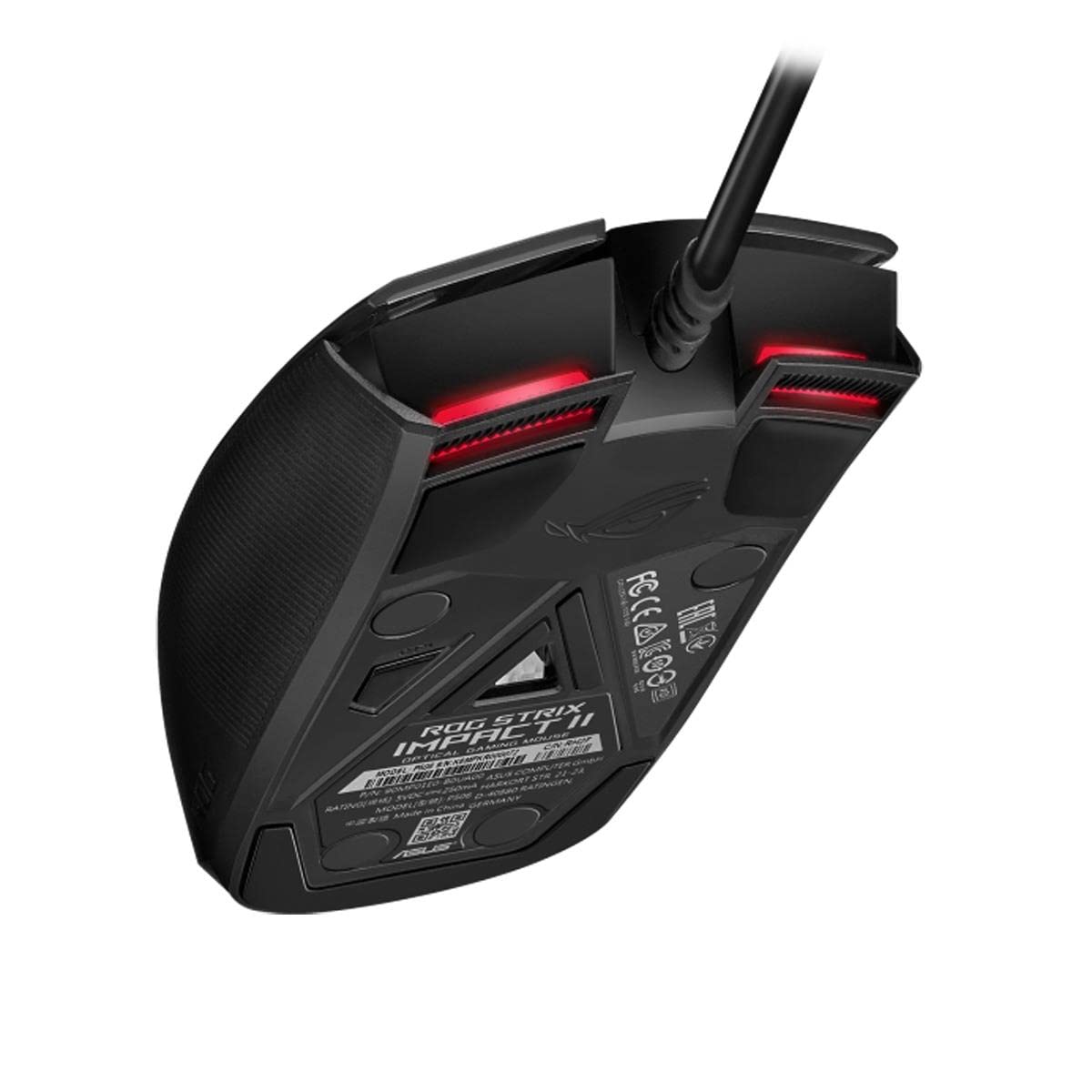 ASUS ROG Strix Impact III Wireless Gaming Mouse, 57 G Lightweight, 36K DPI Sensor, Bluetooth & 2,4GHz RF, ROG SpeedNova, Up to 618hrs Battery Life, Replaceable Switches, ROG Omni Receiver, Black
