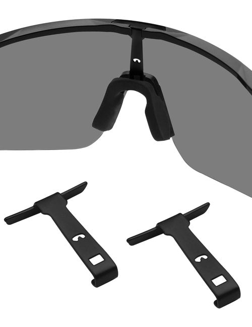 Replacement Wicket for Oakley Sutro Lite OO9463/Sutro Lite AF OO9463A/Sutro Lite Sweep OO9465 (Vented) Sunglasses - 3 Pairs(Black +Gold + Silver)