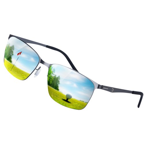 Xoxocos Premium Golf Sunglasses for Men - Polarized Lenses for Green Reading & Distance Judgment, UV400 Protection, Lightweight Frame for Golfing, Fishing & Driving