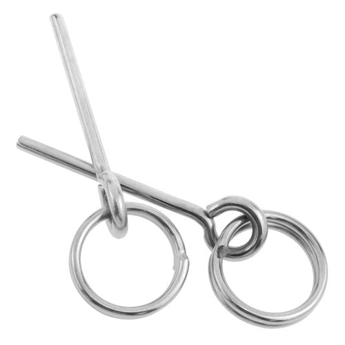 PIYANYO Stainless Steel Tent Latch and Ring Replacement Tent Fittings Suitable for Outdoor Camping, Hiking, Fishing and Travel Tent Accessories 4pcs