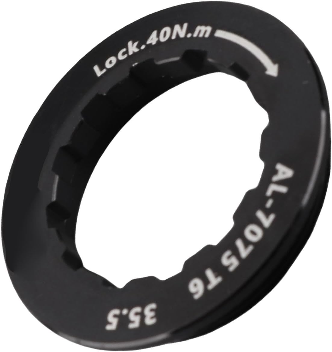 VGEBY Lock Ring Cassette, Cassette Lockring for 7-11 Speed Mountain Bike (Black)