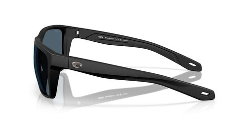 Costa Del Mar Broadbill II Sunglasses, Matte Black/Grey Polarized 580P, 58 mm