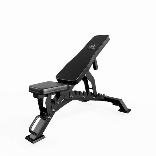 MAJOR FITNESS Adjustable Weight Bench (Elite Version) - 1300LBS Capacity, 32 Positions for Strength Training, Bench Press, and Full-Body Workouts for Home or Garage Gym, Black