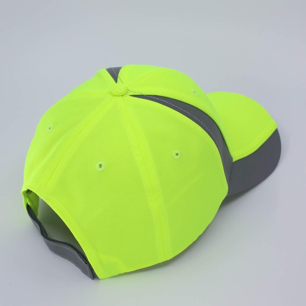 The Vintage Year Reflective High Visibility Piping Neon Polyester Twill Low Profile Structured Baseball Cap