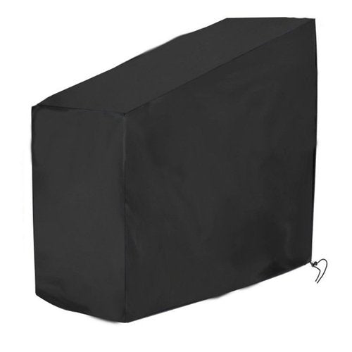 Exercise Bike Cover, Upright Cycling Protective Cover Stationary Bike Cover for Indoor & Outdoor, Dustproof Waterproof Fitness Bicycle Cover with Drawstring, Black, 56x49x23 In