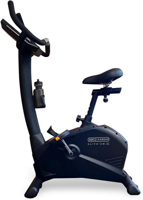Elite UB Upright Bike - Commercial Grade - Compact Footprint - Ultra Comfortable Seat - Magnetic Resistance - 350 lbs Capacity