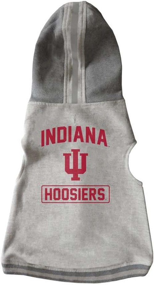 Littlearth NCAA Unisex-Adult NCAA Pet Hooded Crewneck with Team Logo and Name