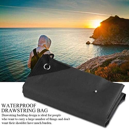 Drawstring Backpack Marble Bag Water Resistant Lightweight Gym Sackpack For Hiking Yoga Gym Swimming Travel Beach