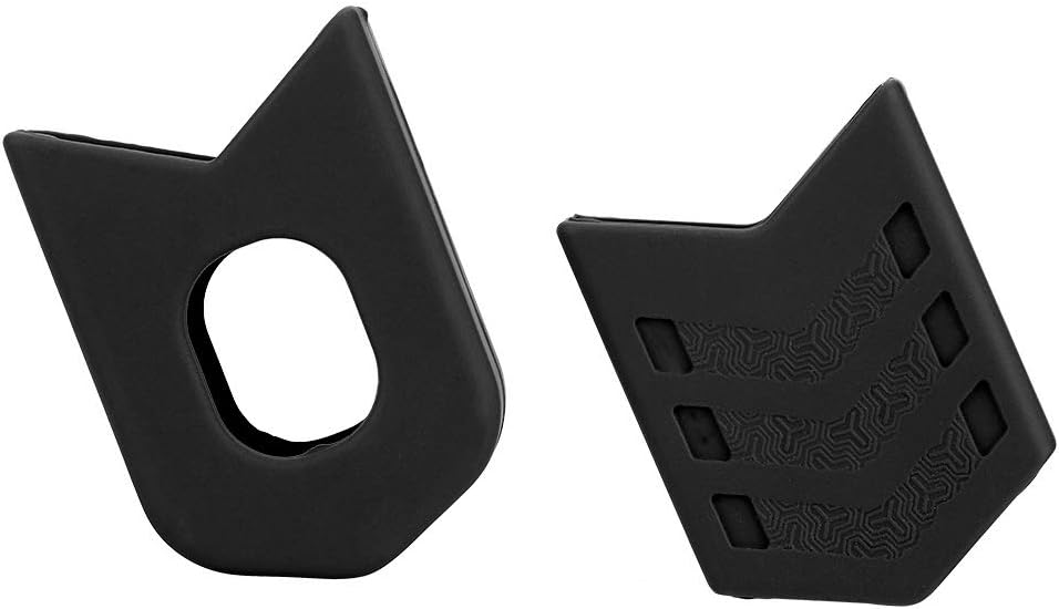 VGEBY 1Pair Crank Protector Guards, Silicone Crank Case Cover Crank Sleeve Arm Boot Protector Accessory(Black) Crank Protector Crank Boots