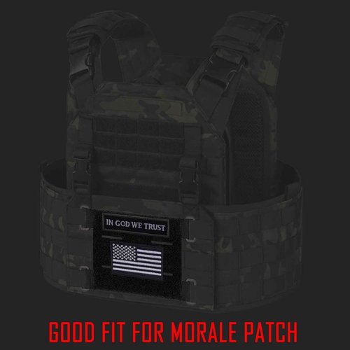 Molle Hook & Loop Tactical Pad Panel Attachment,2 Pack Laser Cutting Molle Patch Display Holder Adapter for Backpack