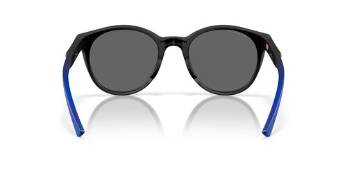 Oakley Women's OO9474 Spindrift Round Sunglasses, Matte Black/Prizm Black Polarized, 52 mm