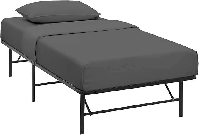 NON Sticky cotton 4 PC Cot Sheet Sets 28x75, 100 Percent Fitted Sheet- Perfect for Narrow Twin/Rv Bunk/Camping Cot/Guest Bed, Sheets Bunk Bed-Fits Upto 4-8'' Deep Mattress- Dark Grey Solid