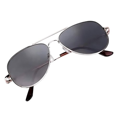 Anti-Tracking Rearview Spy Sunglasses - UV Protection Eyewear with Mirror Lens for Cyclists, Bikers, and Running - Black, Large