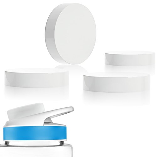 MIMORE Lid for Cirkul Water Bottle, 4 Pack Lid Cap Compatible with Cirkul Lid Replacement 12oz, 22oz, 32oz, 42oz, 62oz Stainless Steel & Plastic Water Bottles