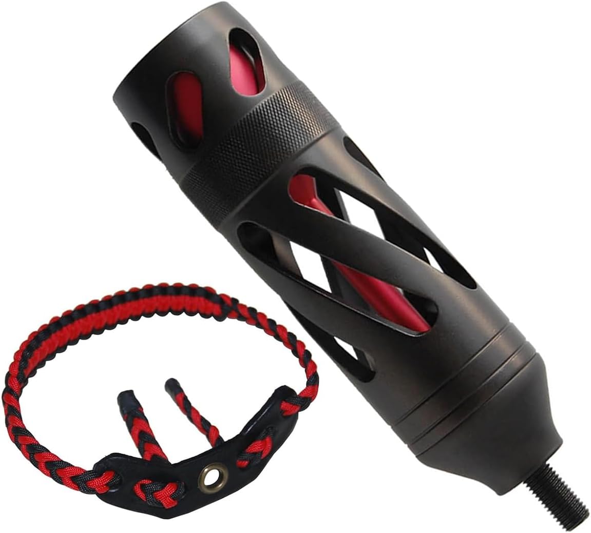 Toparchery Compound Bow Aluminum Stabilizer with Wrist Bow Sling Braided Hunting Shooting Target