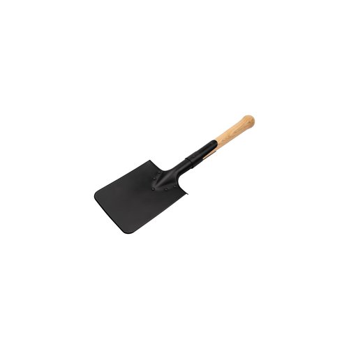 Boker Plus® Shovel M1874 - German Field Spade with Wooden Handle - Army Short Spade Based on Historic Pioneer Spade - Short Outdoor Shovel with Bag for bushcraft, Camping and Survival Equipment
