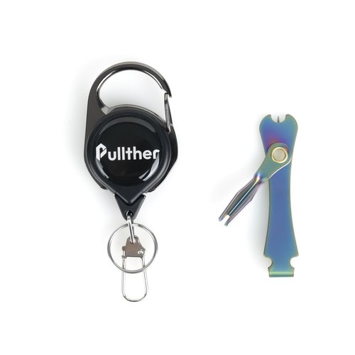pullther fishing Fly Fishing Nippers,Fishing Line Cutter,Fly Fishing Nippers with Retractor,Fishing Knot Tying Tool,Cleaning Eyelets