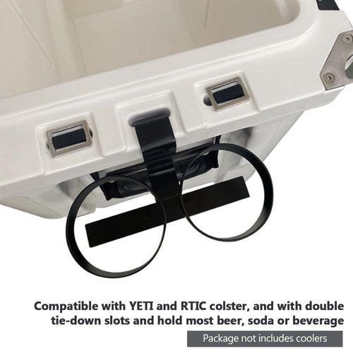 UISKEDS Cup Drink Holder Compatible with YETI and RTIC Coolers Beverage Mount Hardware Accessories, 1Pcs
