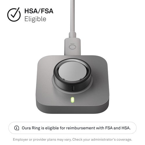 Oura Ring 4 Charger - Size 5 - Charging Dock and USB-C Cable - Charges Oura Ring 4 up to 8 Days