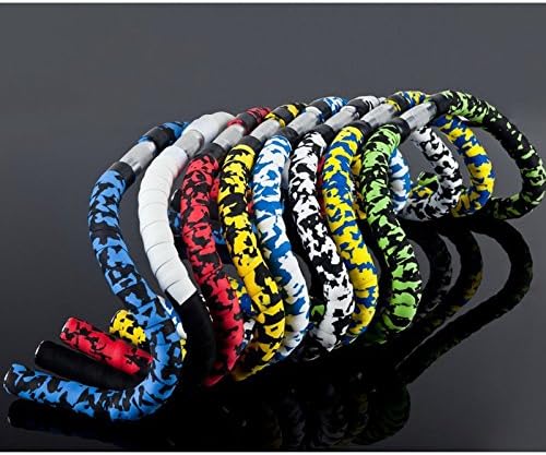 Creation Core Gel Road Bike Fixed Gear Single Speed Bike Handlebar Tape Bike Bar Tape with 2 Bar Plugs